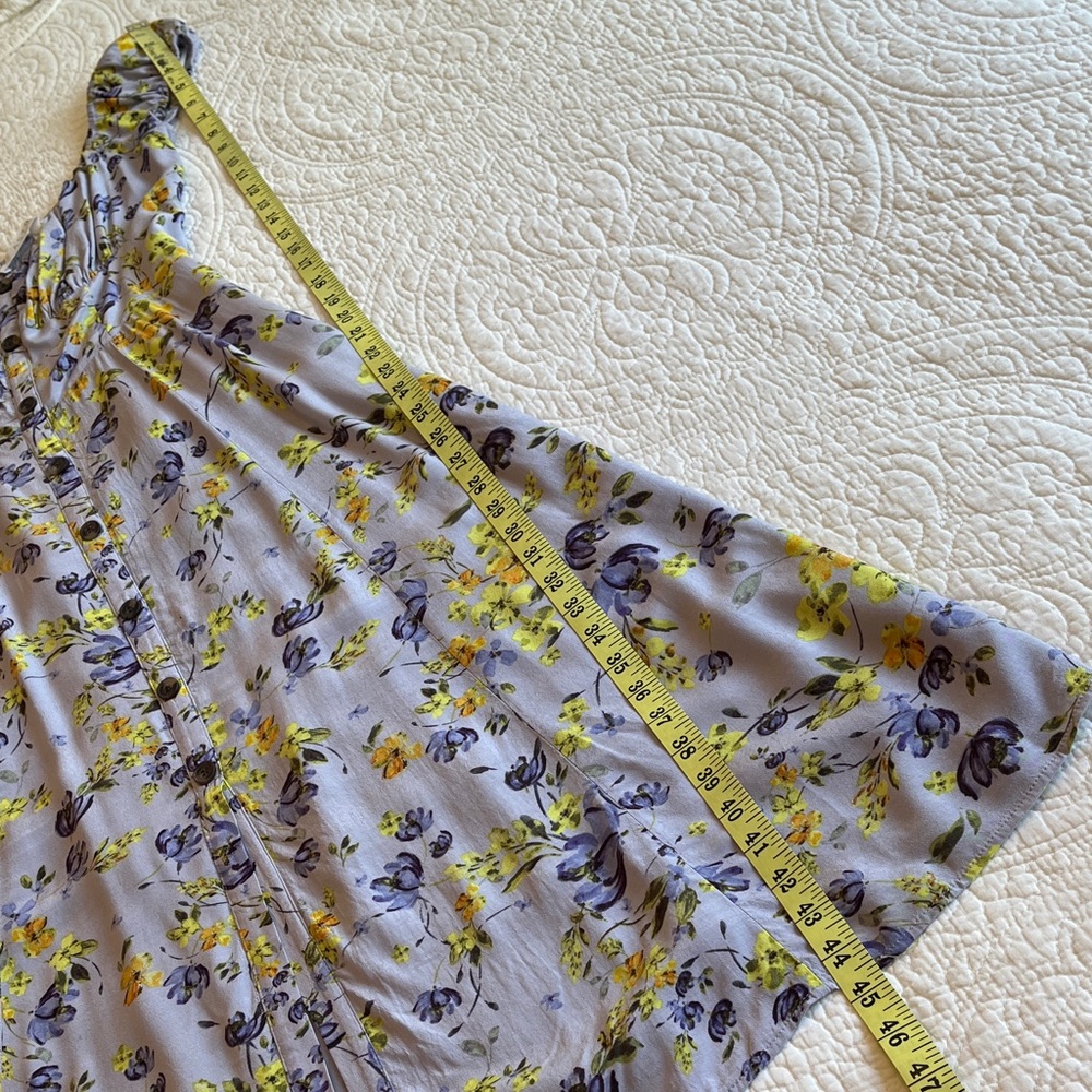 ASTR Bonjour Midi‎ Dress Long Women’s Medium Floral Flaws Milkmaid Cottagecore - Picture 15 of 17